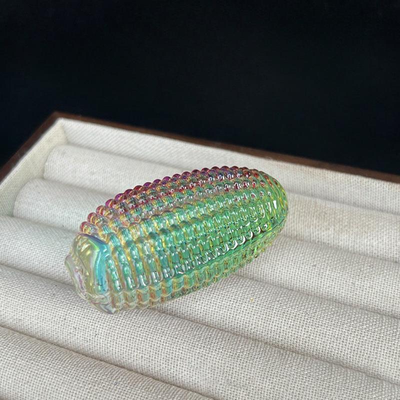 M-Crystal Corn Ornament Realistic Artificial Corn Simulation Vegetable Desktop Decoration Photography Prop Good Luck