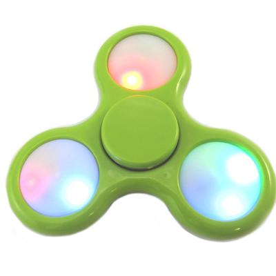 Les Trésors De Lily [P2187] - LED Handspinner 'Les Lumineux' Anise Green - 7 Cm