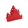 Vertical Christmas Tree Shaped Napkin Holder Hollow-Out Stainless Steel Napkin Stand Decorative Rustproof Napkin Storage Rack