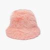 White Plush Hat for Women In Winter Korean Style Showing Small Thickened Warm Fisherman Hat Japanese Big Head Circumference Cold Hat Trendy