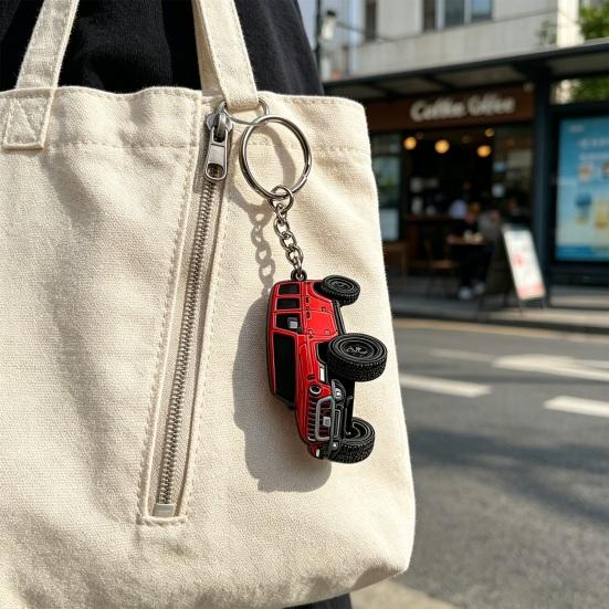 Keychain Pendant, Pickup Truck Shape Portable Keychain, Multiple Colors Great Gift for Off-Road Enthusiasts