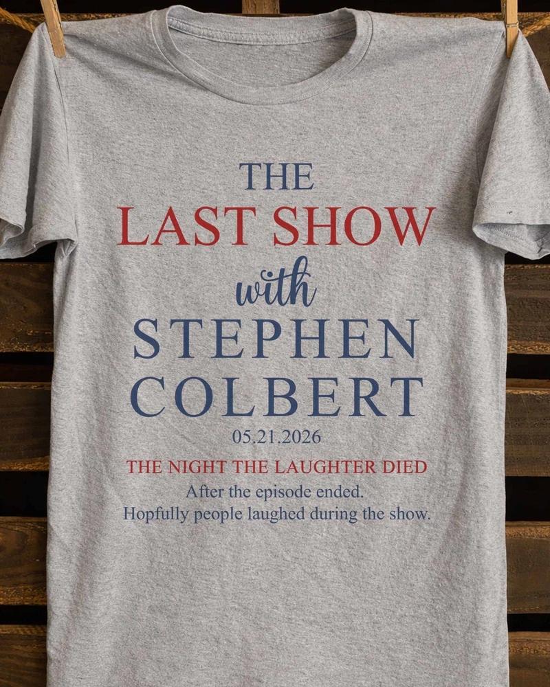 Late Night Comedy Tv Host 2026 Graphic Tee The Last Show T Shirt S