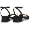 Louis Vuitton Edge One Strap Sandals Women's Black 1ABGVD