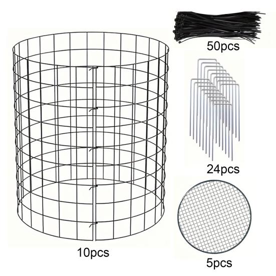 Wire Plant Protector with Top Cover Detachable Wire Mesh Plant Cage Plant Shield Keep Animals Out for Garden Plants Flowers Vegetables