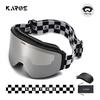 KAROS Flip-up ski goggles, unisex, winter anti-fog eyewear, snow goggles, suitable for snowboarding, mountaineering, and hiking