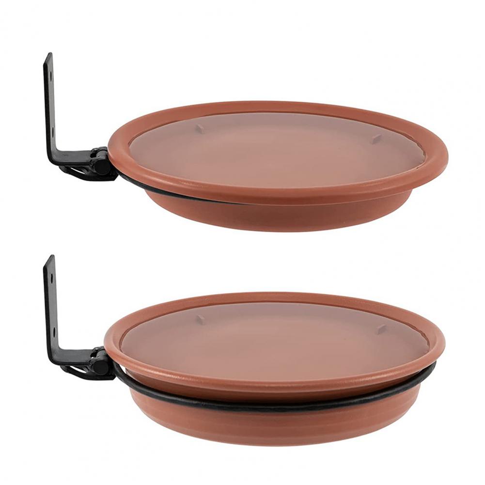 Birds Feeder Tray Birds Bath Tray Outdoor Garden Feeder Tray with Weather-proof Design Tree Mounted Birds Bath Station for Yard