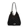 Korean trend niche design, large capacity tote bag, simple 2025 commuter small fresh spring shoulder bag for women