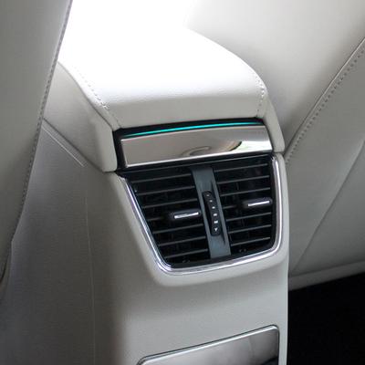 Rvs Auto Achter airconditioning uitlaat decoratie Cover Voor Skoda Octavia A7 2015+