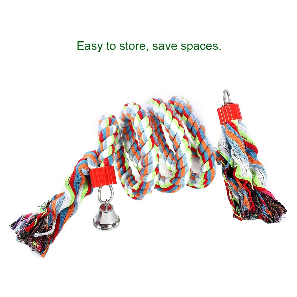 1.6 Meter Parrot Swing Climbing Standing Toys Birds Supplies for Large Medium Small Parrots