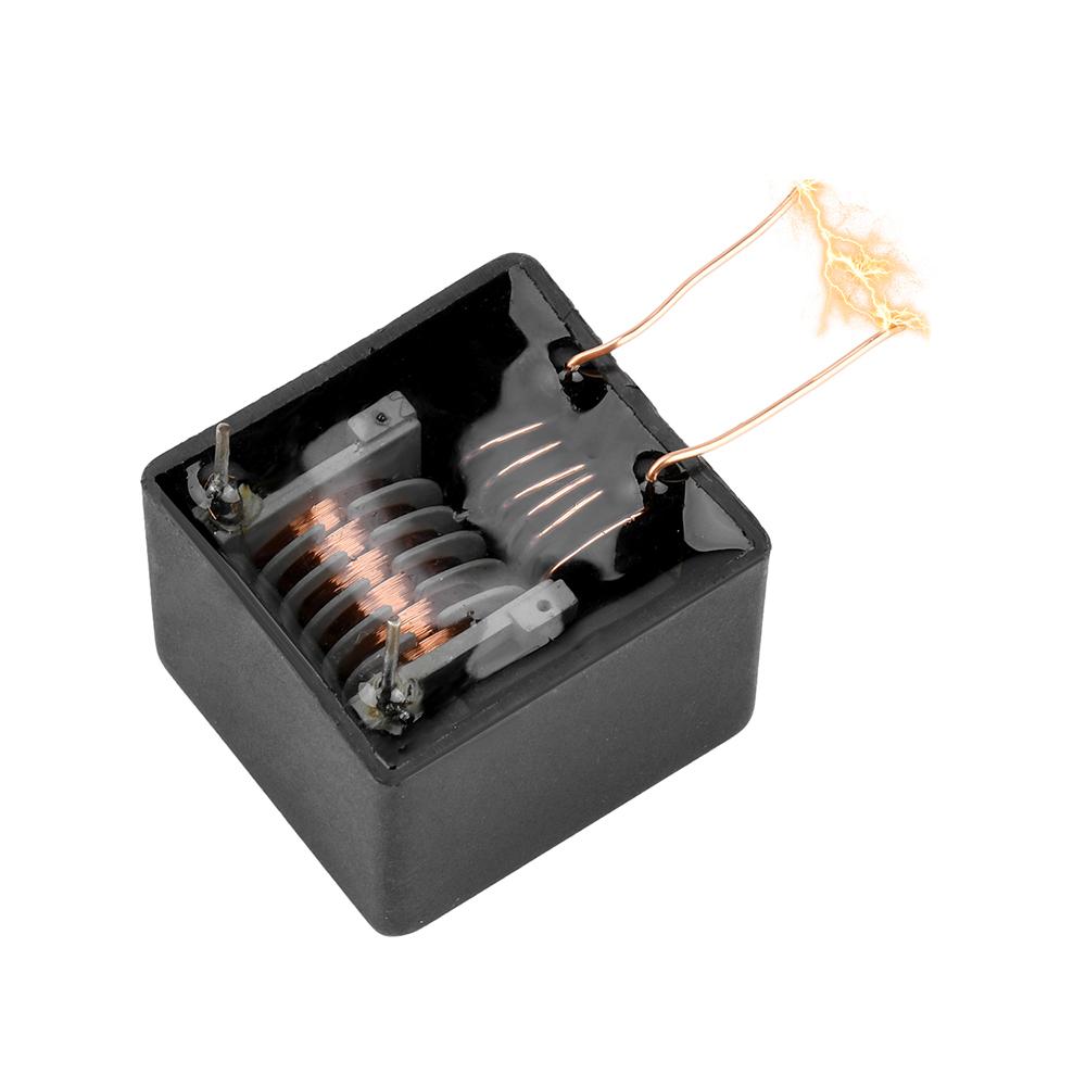 Module d'allumage à arc DC 4-12V vers AC 15KV-20KV Générateur Haute Tension AC 70-80W Bobine d'amplification à flamme nue haute température Onduleur