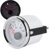 Water Temperature Gauge,52mm/2in Marine Engine Water Temperature Gauge 40 120 ℃ Temp Meter for Boat RV(White Dial Silve)