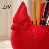 Thick Texture Pen Holder 3D Printed Red Bird Holder Cute Animal Pencil for Desk Storage Cup Desktop Organizer Pencils Makeup Brushes Stationery