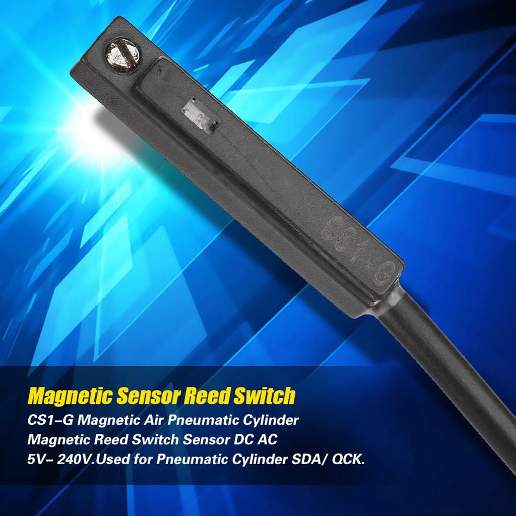 CS1‑G Magnetic Air Pneumatic Cylinder Magnetic Reed Switch Sensor DC AC 24V‑ 110V