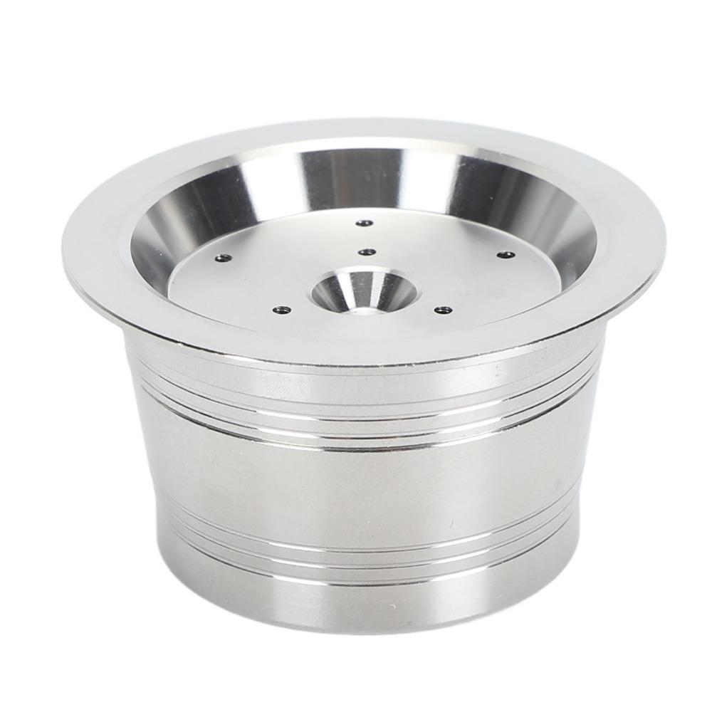 With Spoon Brush Stainless Steel Coffee Capsules Reusable Coffee Capsules  Office Use