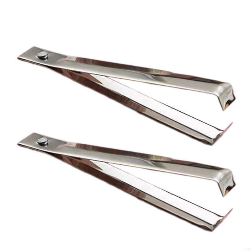 2 Pack Professional Garlic Skin Remover and Extractor Fish Bone Tweezers X3UC China Mainland