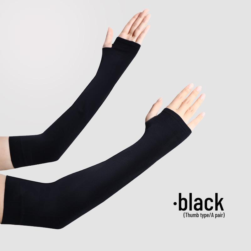 Men's UPF50+ UV Protection Ice Sleeves for Cycling & Driving