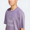 Adidas Adicolor Outline Trefoil Tee Shadow Violet Men Streetwear IR7992