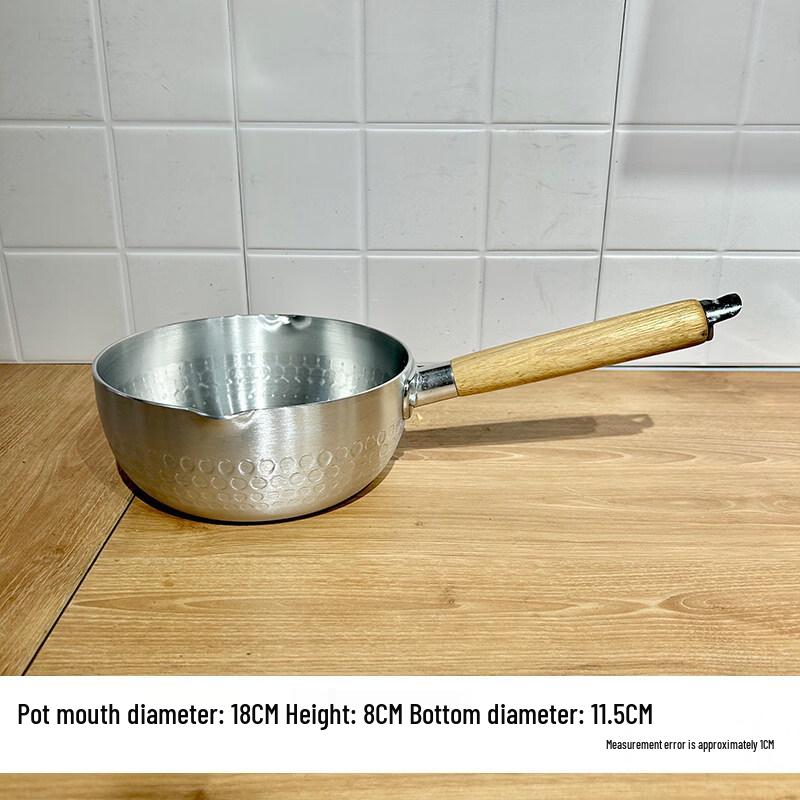 Yicang Japanese Aluminum Yukihira Pot & Milk Pot Set