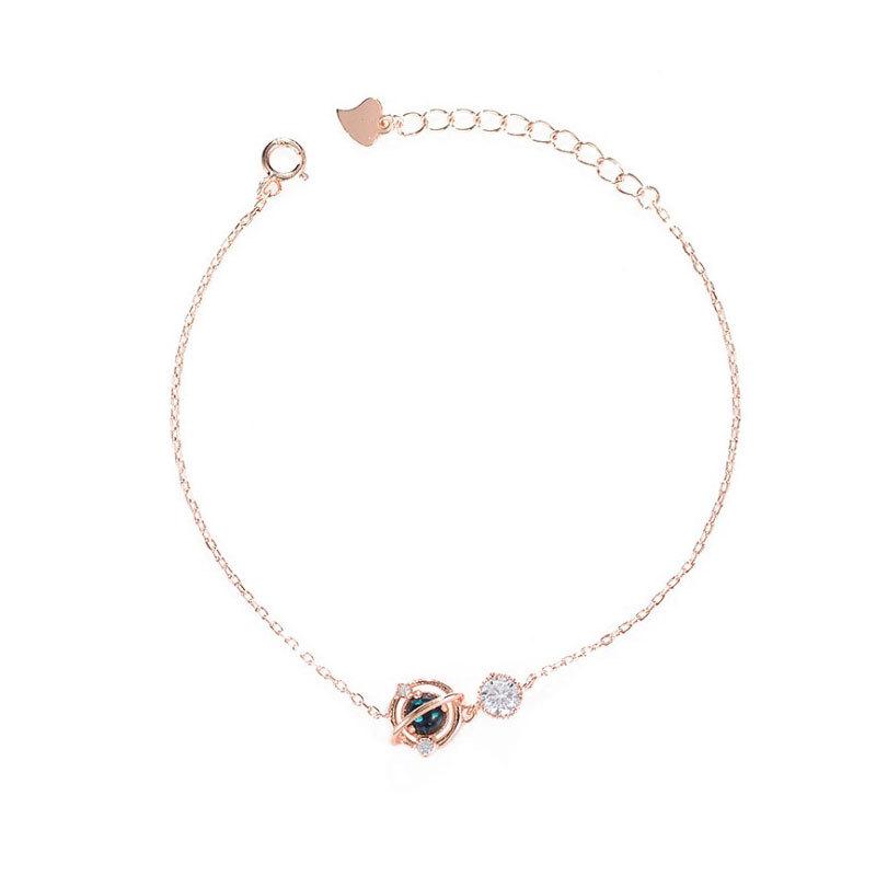 Dreamy Planet Bracelet: Trendy Niche Design for Women, Students, and Besties – Simple, Cool Style, Perfect Mori Girl Birthday Gift