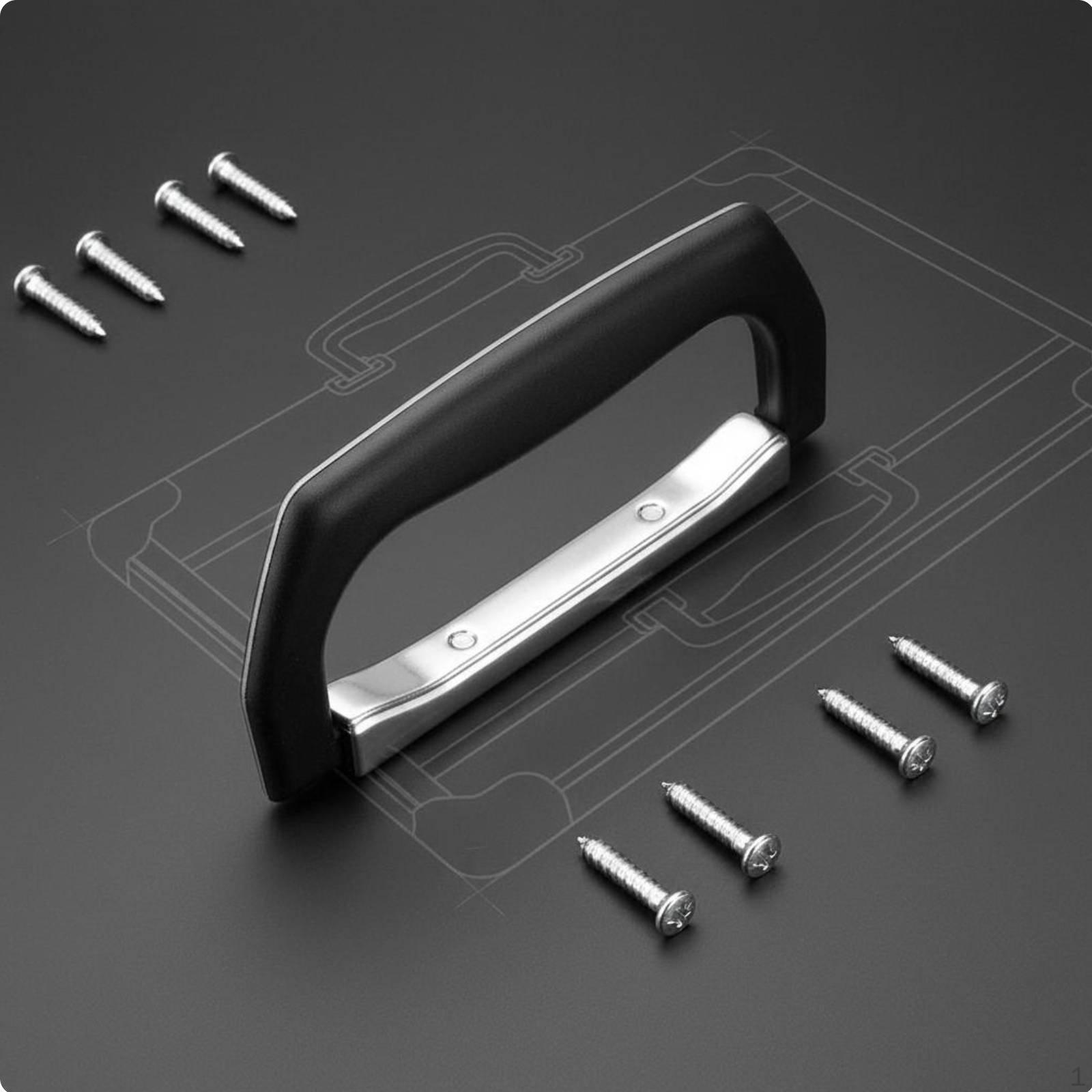 Carry Handle Versatile Suitcase Pull Heavy Duty for DIY Enthusiasts 4415130absbk 4421-114-abs-bk