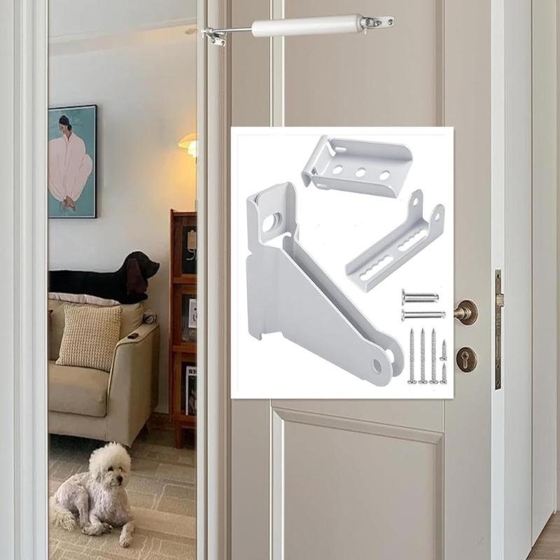 Fechamento Suporte de Fechamento Automático de Porta Velocidade Ajustável Posicionamento Batente de Porta Suporte Protetor de Porta Ferragens