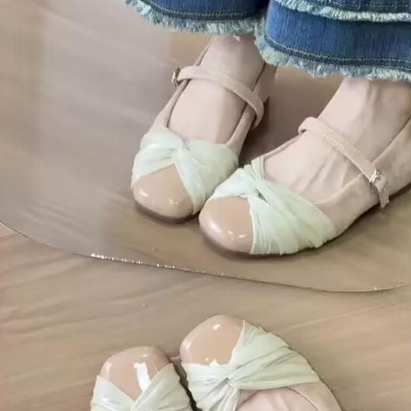 Women Mary Jane Shoes Spring Autumn New Buckle Strap Elegant Fashion Single Shoes Lightweight Comfortable Soft Sole Casual Shoes