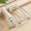 Heat Resistant Kitchen Tongs Bowls Plates Steamed Food Stainless Steel Grip With Non-Slip Silicone Tips