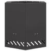 Smoke Free Fire Pit Black 48 X 48 X 51 Cm Steel