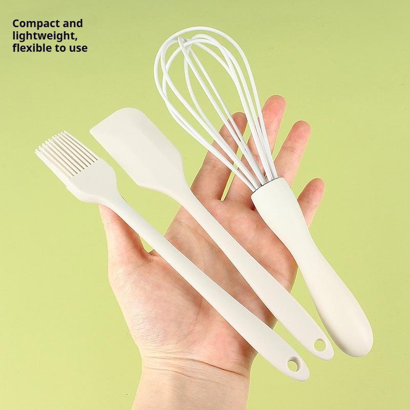 Silicone Baking Set Cake Cream Spatula Scraper Kitchen Household Egg Whisk Barbecue Oil Brush Gadget Kitchen Supplies