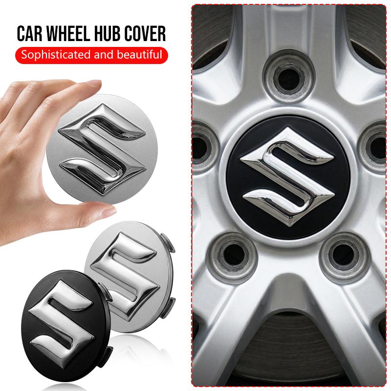 4Pcs 54MM Car Wheel Center Caps Hub Cap Covers Emblem Styling for Suzuki 400 Vitara Gsr 600 Jimny Escudo Swift Strom 650 Samurai Ltz