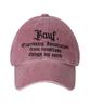BAUF B Vintage Washed Ball Cap [Washed Pink]