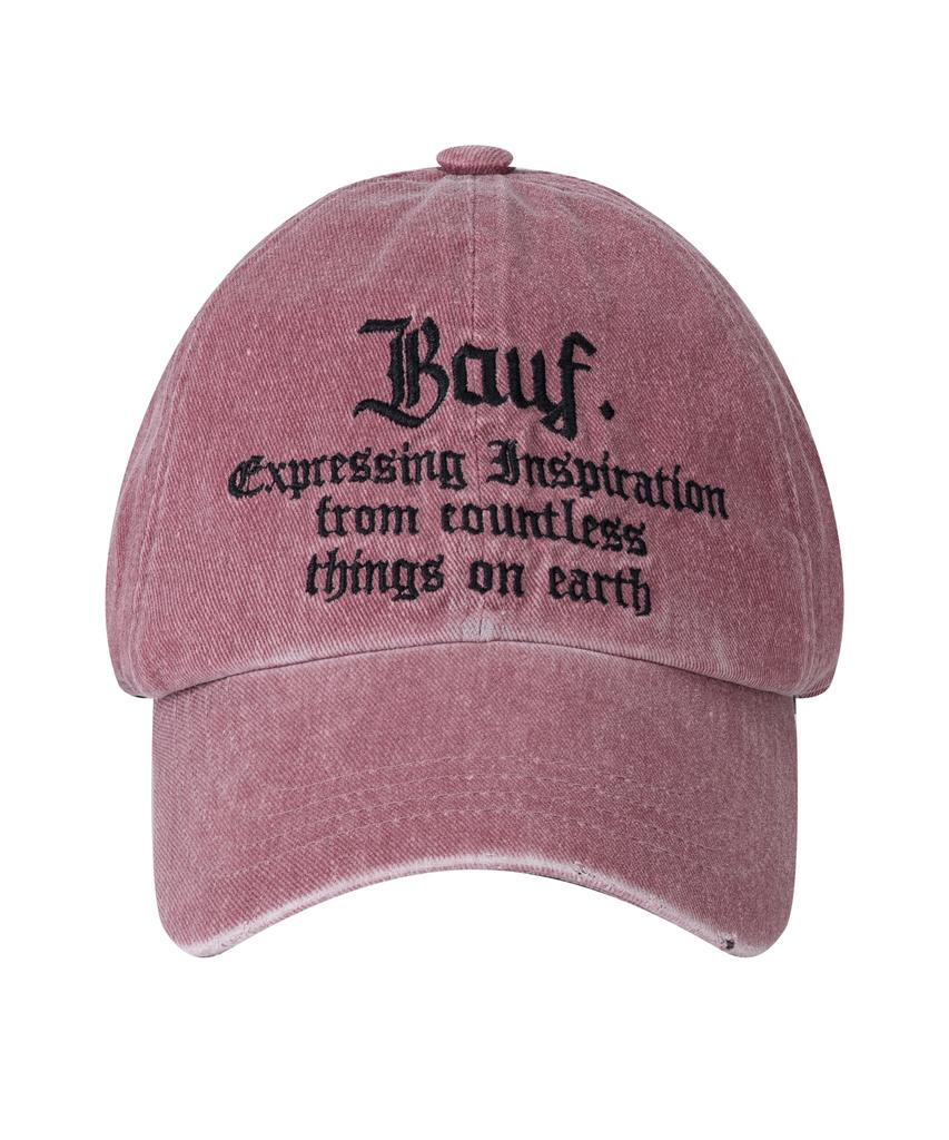 BAUF B Vintage Washed Ball Cap [Washed Pink]