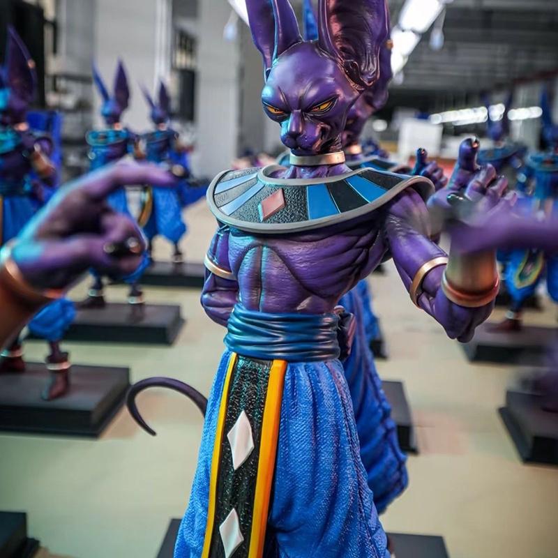 Nou- Statuie Jt Dragon Ball Beerus Figurine de Acțiune 53cm Distrugerea Zeului Artă Periferică Anime Ornamente de Joacă Cadouri