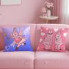 popular my friend rabbit Cushion Cover Comfortable Reversible Pillow Cover Ideal for Car Sofa Bedroom & Beyond