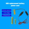 Dummy Battery Adapter Usb Power Supply Switch Cable Replace Batteries For Camera