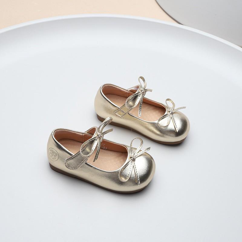 Youth Style Shoes Girls Classic Loafer Shoes Kids Princess Style Slip-On With Rubber Sole
