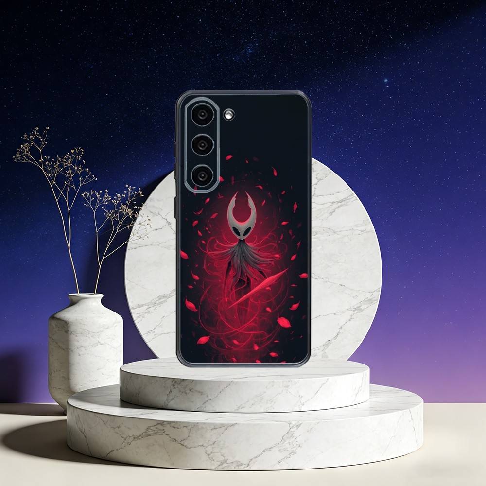 

H-Hollow Game K-Knight Phone Case For Samsung Galaxy A73,A72,A71,A70,A53,A52,A51,Others Soft Black Cover Samsung a12