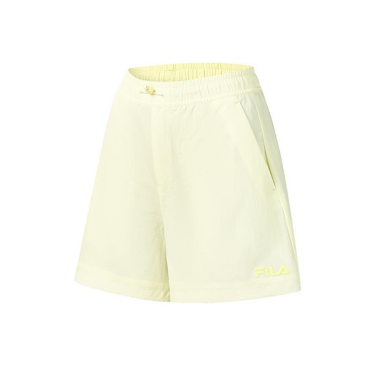 Fila Fitness Fashion Minimalist Sports Training Versatile Comfortable Loose Woven Casual Shorts Women Shorts A51W621804FYE