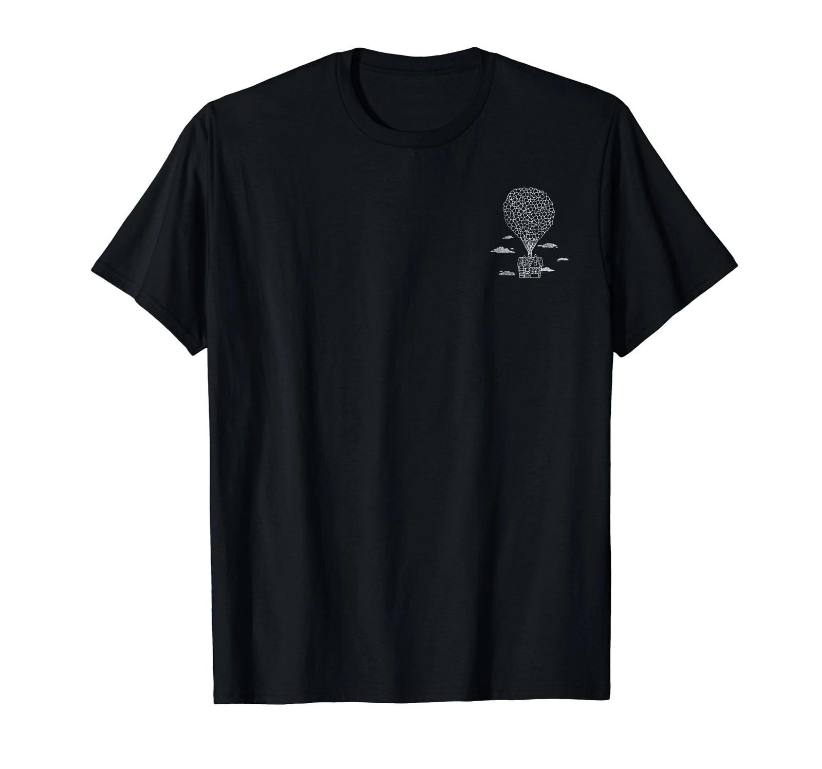 Disney Pixar Up Balloon Adventure Sketch Front And Back T-Shirt_ 3XL