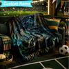 1PC Custom Name Blanket Alien Artwork Flannel Blankets Patterns Throw Blanket All-Season Soft Gift for Couch, Bed, Camping, Birthday Gifts