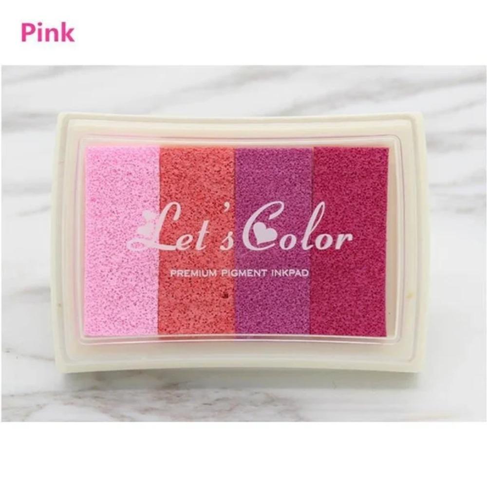 

Decoration Creative Stationery Printing Oil + Sponge + Plastic DIY Finger Print розовый