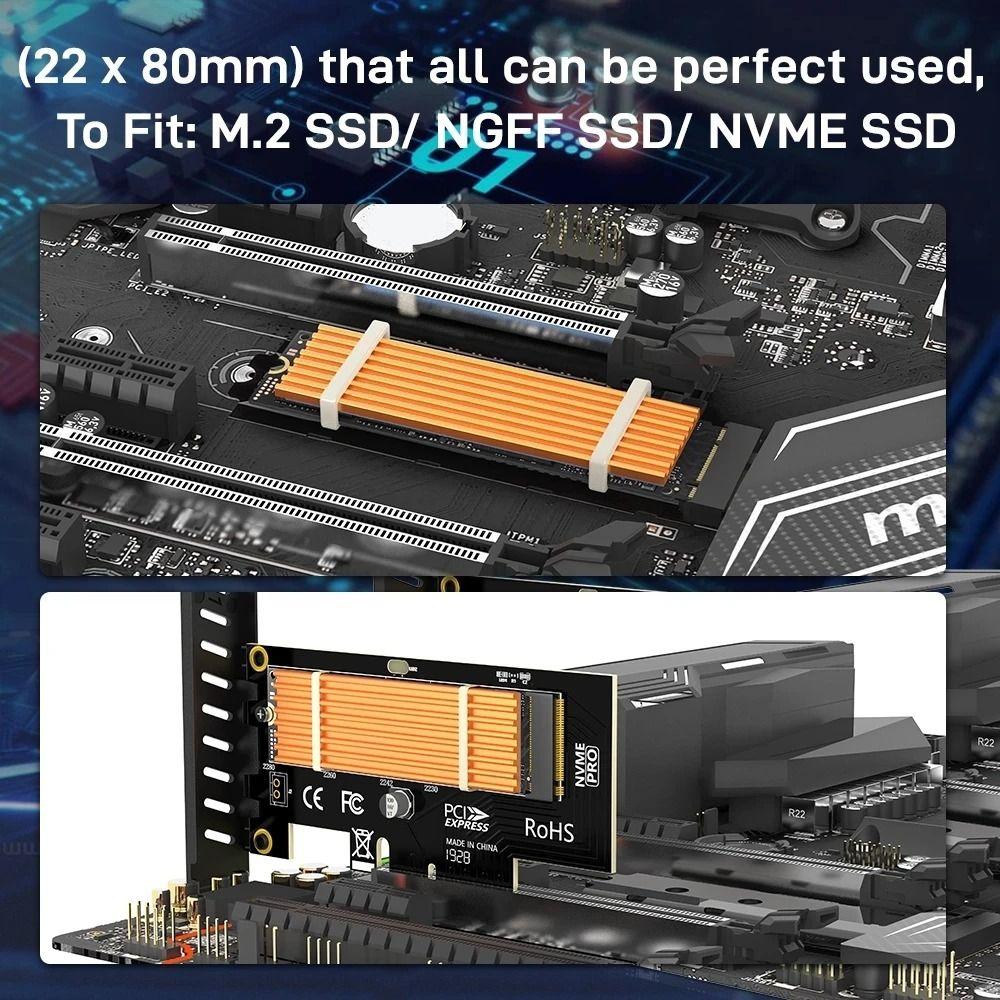 Aluminum Alloy SSD Heat Sink Heatsink Heat Dissipation Set Professional SSD Cooler