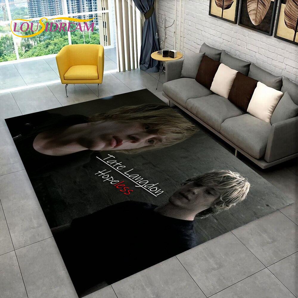 Cute Evan Peters Movie TV  Actor Area Rug,Carpet Rug for Home Living Room Bedroom Sofa Doormat Decor,kids Non-slip Floor Mat 3D