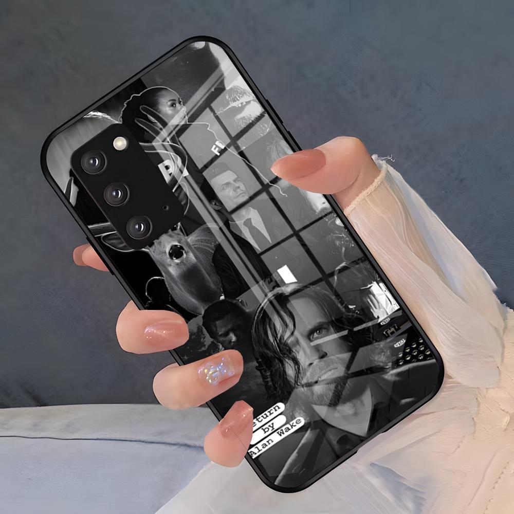 A-Alan Wake 2 Game Phone Case For Samsung S26 S25 Plus S20 S20 Plus S22 Ultra S23 FE S21 Plus S21 Ultra Glass Cover