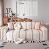Universal All inclusive Sofa Cover All Season Suitable Sofa Cushion  Striped High End Lazy Elastic Living Room Sofa Cover Fabric
