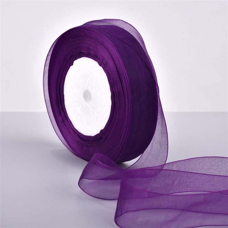 2.5cm * 50 Yards Lace Gauze Ribbon Chiffon Ribbon Valentine'S Day Transparent Flower Packaging DIY Handmade Straps Lace Fabric