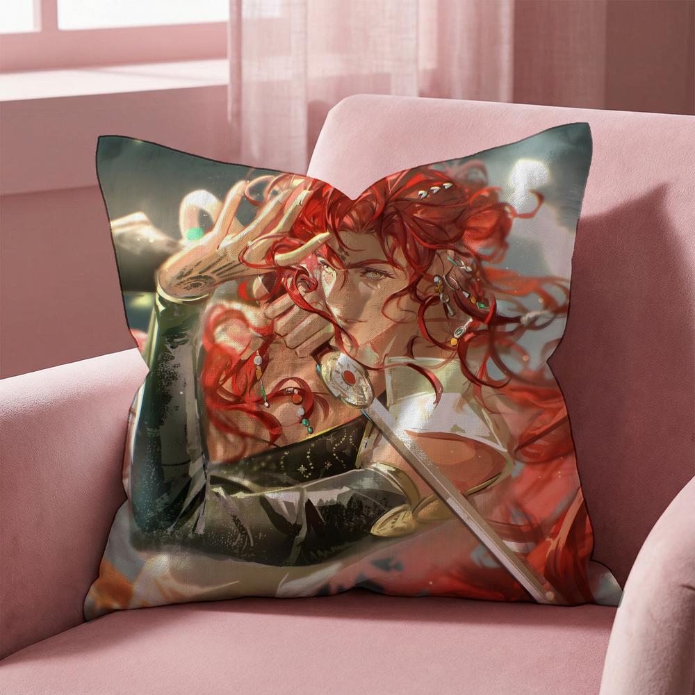 Sultan's Game Cushion Cover Multi-Scene Pillow Cover for Home & Car - Reversible, Soft & Durable for Daily Use