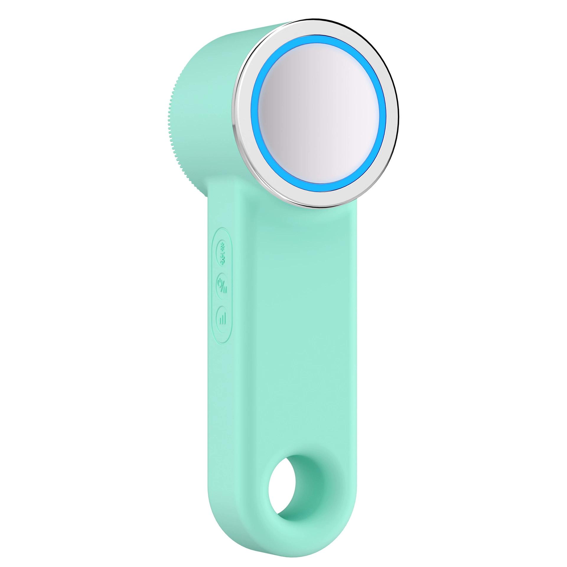 Cepillo de limpieza facial eléctrico de silicona dispositivo de cuidado facial masajeador de piel