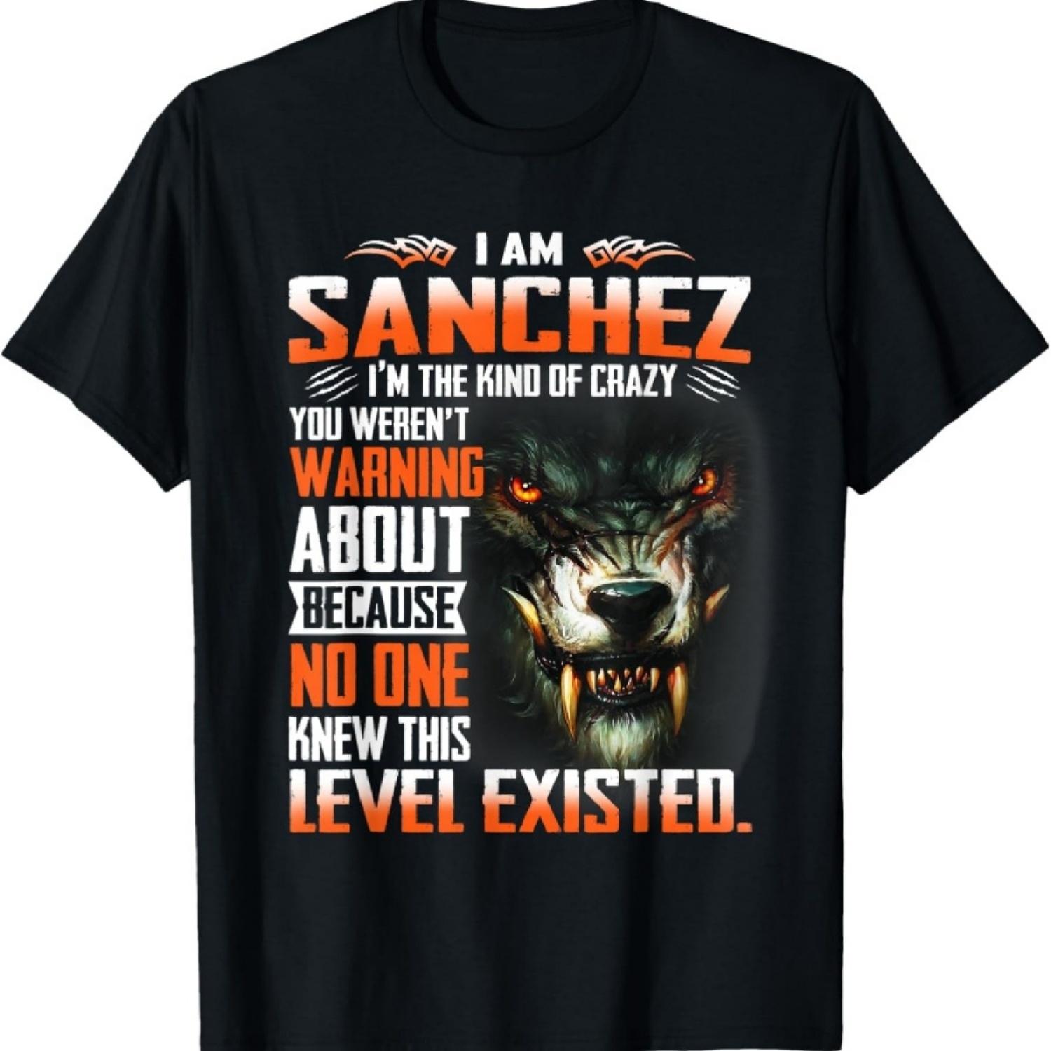 

Funny Sanchez Shirt - Sanchez Last Name T-Shirt1 XXXXXL чорний