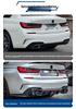 BMW 3 Series (20-22) CMST Modified Rear Diffuser with Lights - G20/G28 Black Warrior Body Kit Spoiler